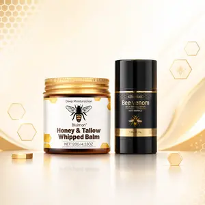 Bee Venom Neck Stick + Honey Tallow Balm | Neck & Face Anti-Aging Duo