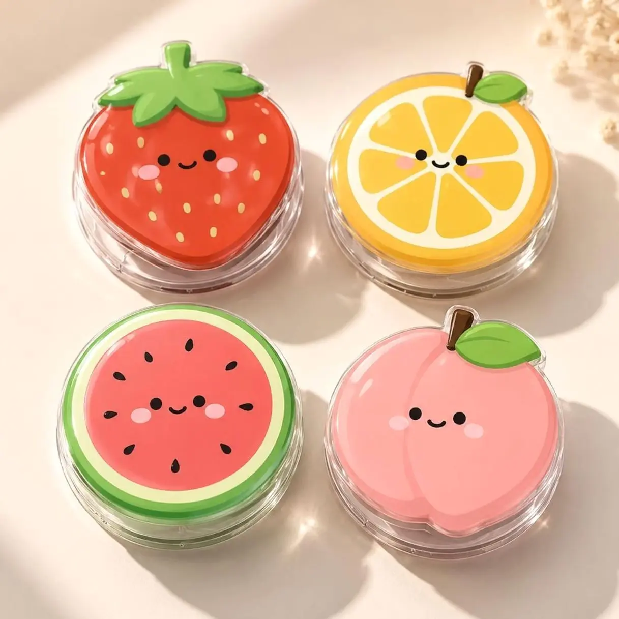 Kawaii Fruit Phone Grip Collection, Cute & Playful Fruit-Inspired Magnetic Grips, Aesthetic Phone Stand Holder, Phone Accessory Gift
