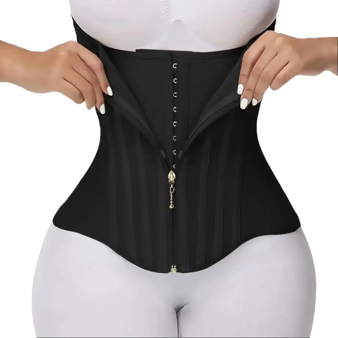 Women's Minimalist Expandable Fold Flexible Nylon Shapewear Belt - Corset Waist Trainer for Gym Workout, Belly Support & Full Body Control