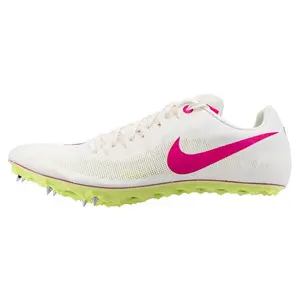 Nike JA Fly 4 Low-Top Track and Field Training Running Shoes for Men in White and Pink