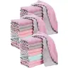 24 Pack Kitchen Dish Cloths Dish Towels, Super Soft and Absorbent Coral Fleece Cloth, Coral Velvet Microfiber Cleaning Cloth, Nonstick Oil Washable Fast Drying Dish Rags for Clean Table, Dish, Glass. Soft Dry Wipe
