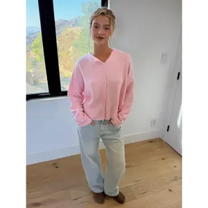 Baby Pink Piper Cardigan
