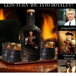 Historical Portrait Whiskey Decanter Set ~ Gift Box Includes ~ (23) review