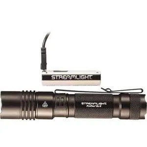 Streamlight White LED Industrial Light, 500-Lumen Tactical Flashlight, Black Aluminum Body, 1 18650 Lithium-Ion Battery Included, Model 88083