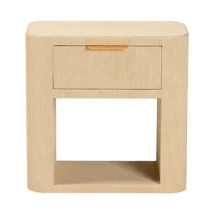 Beauford Grasscloth Nightstand