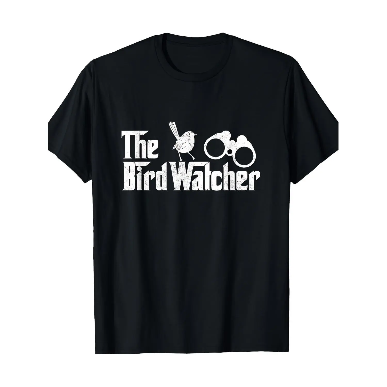1pc Men's Birdwatching Tee - Casual Round Neck T-Shirt Suitable for Bird Watching, Machine Washable Outdoor Enthusiast Gift, Comfortable Casual Attire for Reserves & Parks Activities