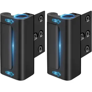 Home  Door Lock Reinforcement - Door Locks for  Safety  Proof Lock for Front Door  Safety Lock Add Extra Lock Withstands 800 lbs Deadbolt Door Latch Lock to Guard Patio Apartment