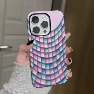 Colorful, tiles, pattern Soft And Hard Two-In-One Film Printed Full Pattern Case For IPhone 16 15 14 13 1211 Pro Max Plus Phone Case