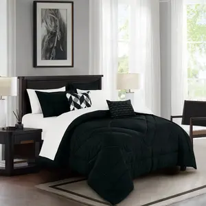 Luxury 9 Piece Comforter Set – Full Bed in a Bag with Sheets Included, Oversized Thick Bedding Set, Soft Microfiber (Queen/King/Cal King)