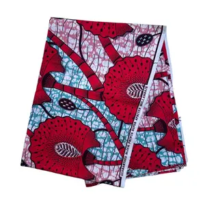 African Wax Print Sold by the Yard, 100% Cotton, Ankara