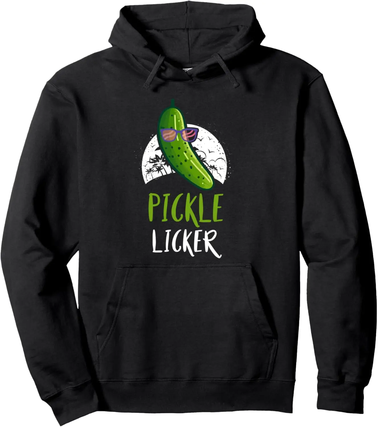 Pickle Licker Squad Cool Veggie Crew Cucumber Joke Party Pullover Hoodie