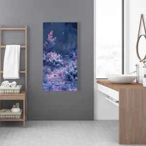 212 MAIN Blush Pink Minimalist Artistic Wall Print, 24x48 in - Artwork, Minimal Wall Arts, Twilight-Themed, Bohemian, Cozy Home Decor Accent