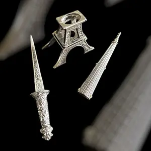 Eiffel Tower Hidden Dagger - Decorative Mini Sword with Unique Design and Intricate Details