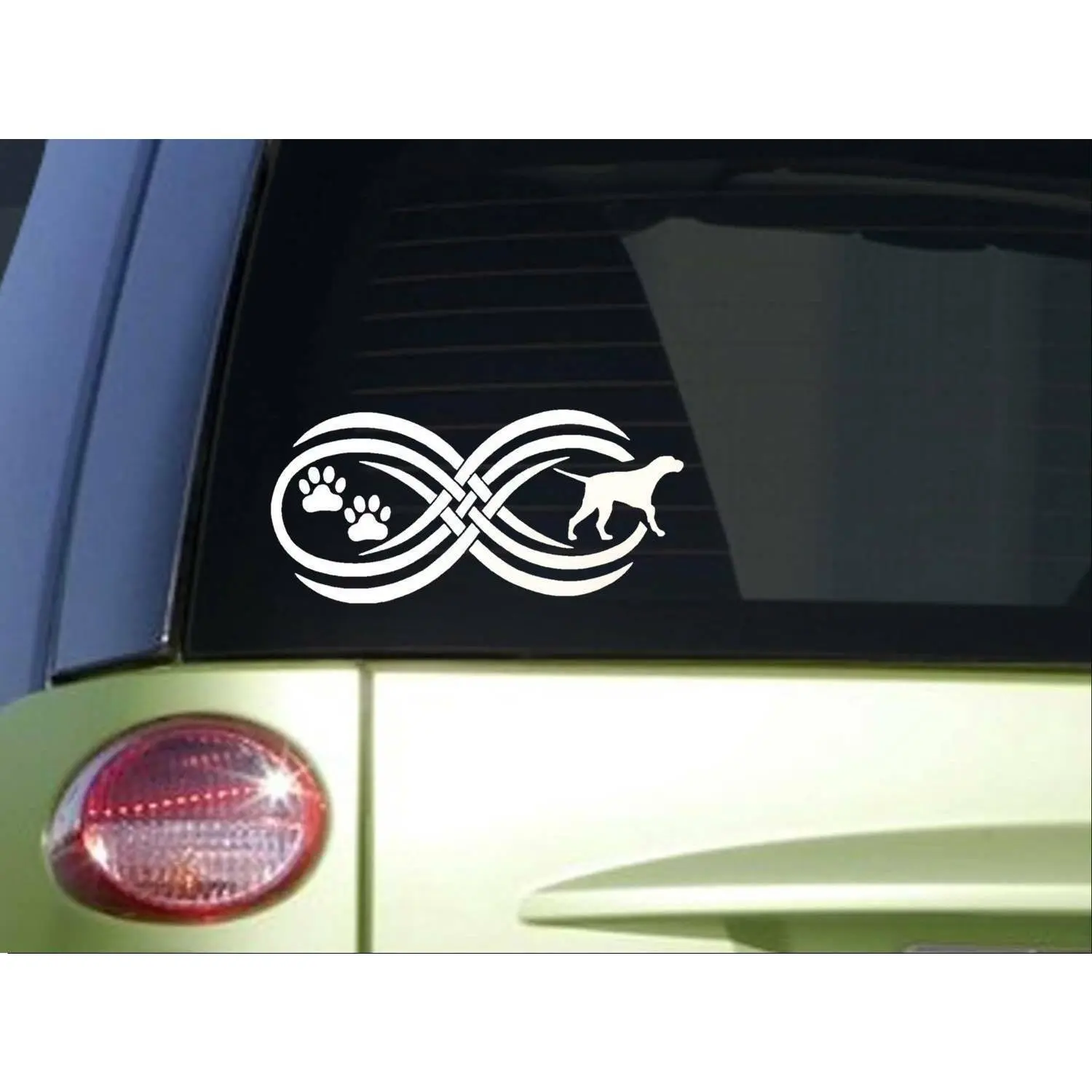Tribal Pointer Infinity sticker *I809* 8.5 inch wide decal