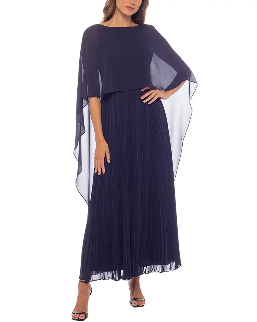 Oleg Cassini Solid Maxi Dress