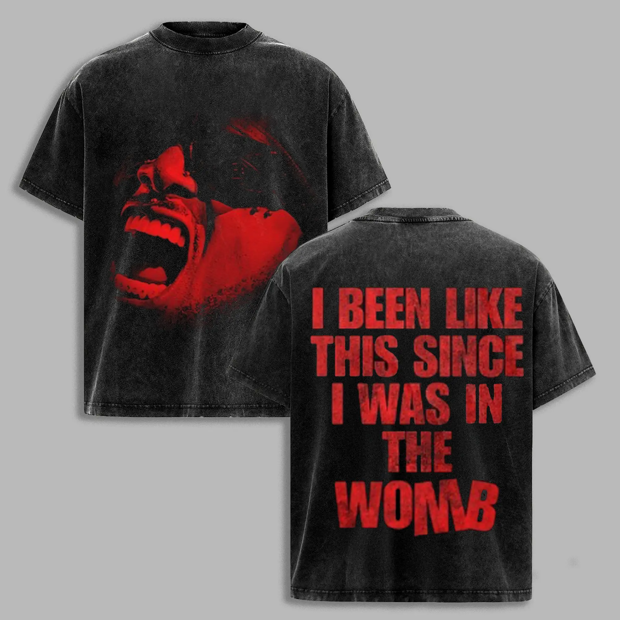 Playboi BABYBOI World Tour 2026 Vintage Tee I Been Like This Since I Was In The Womb Graphic Tee | Rap Tour Graphic Shirt | Hip Hop Washed T-Shirt, WorldTour2026, Playboifans, BABYBOI, ,