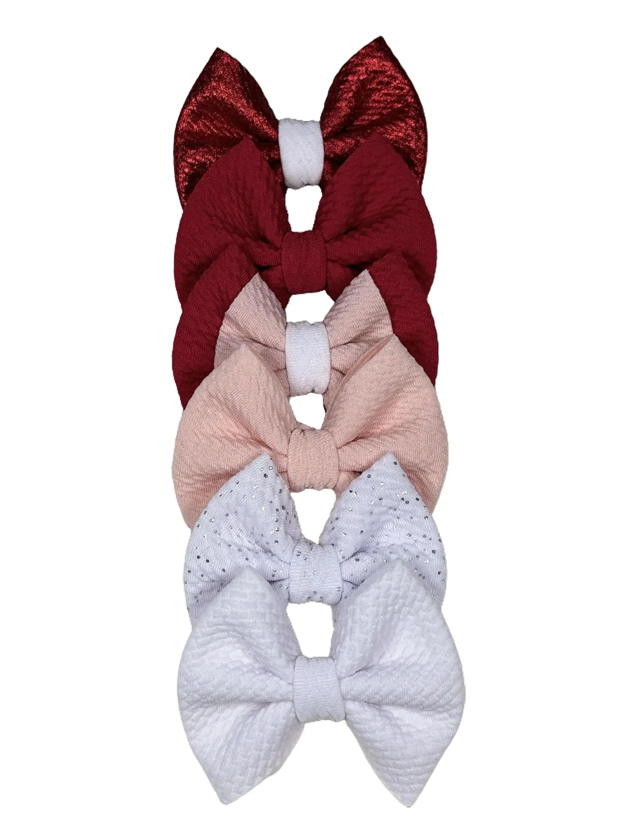 3" Valentine Hair Bows Handmade | Heart Hair Bow Clips & Headbands | Pink Red Love Bows | Valentine’s Day Hair Accessories for Women | Cute Holiday Hair Bow, Pigtail Bows, piggies, space buns