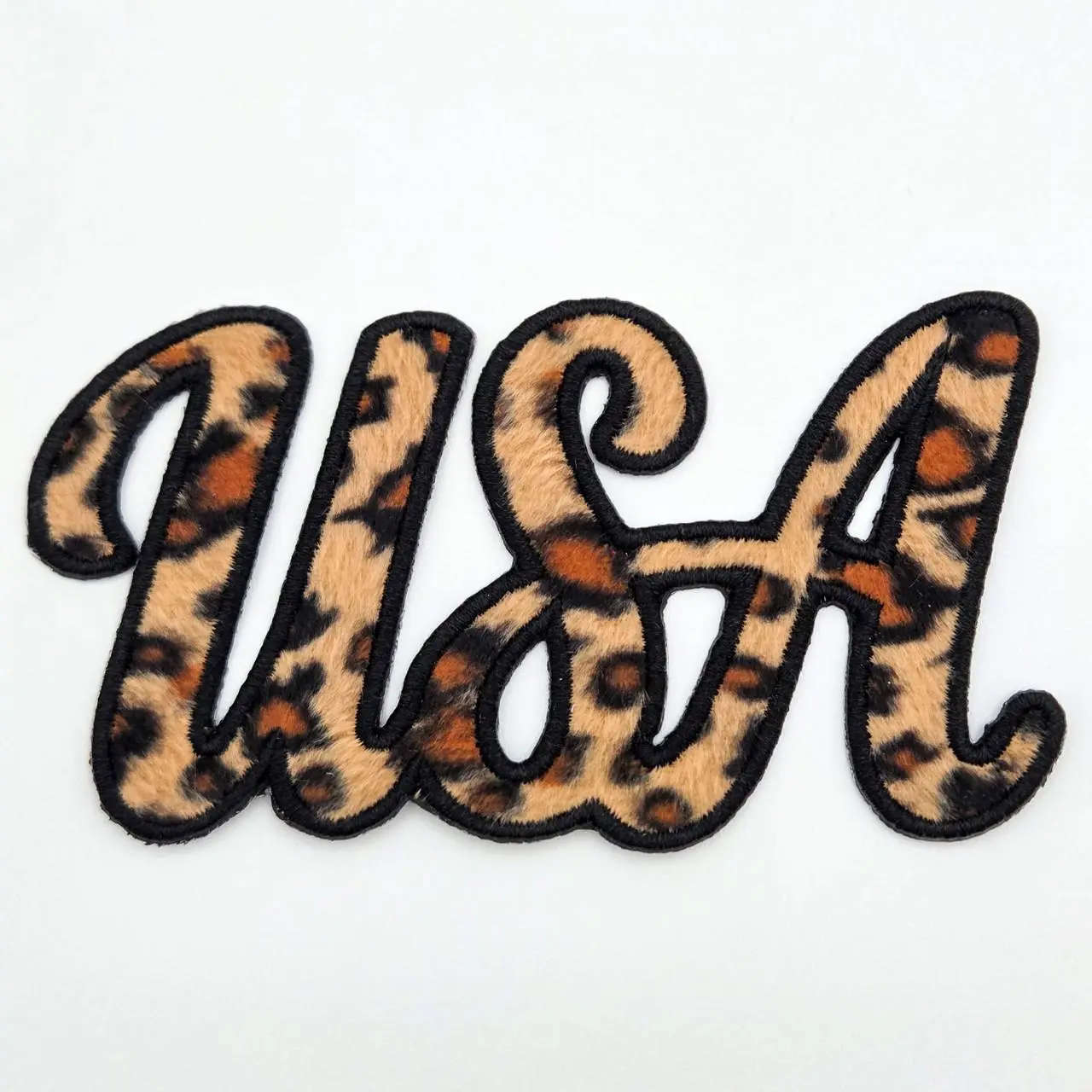 Leopard USA Fuzzy Hat Patch – 4” Wide
