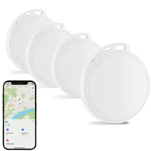 Air Tracker Tags, Mini Lightweight Bluetooth Tracker Works With Find My APP (iOS Only), Smart Anti Loss Alarm Trackers Device, Item Detector Locator For Keys, Luggage, Pets And More, 1/4 PCS, IP68 Waterproof, Replaceable Battery