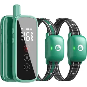 Rechargeable Waterproof Dog Shock Training E-Collar with Touch Screen Security Lock 3 Training Modes for Large Medium Small Dogs All Breeds
