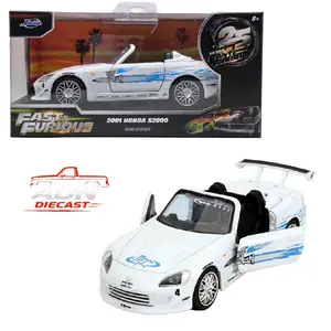 Jada 1:32 2001 Honda S2000 (Remix) -  White - Fast & Furious 25 Year  Anniversary
