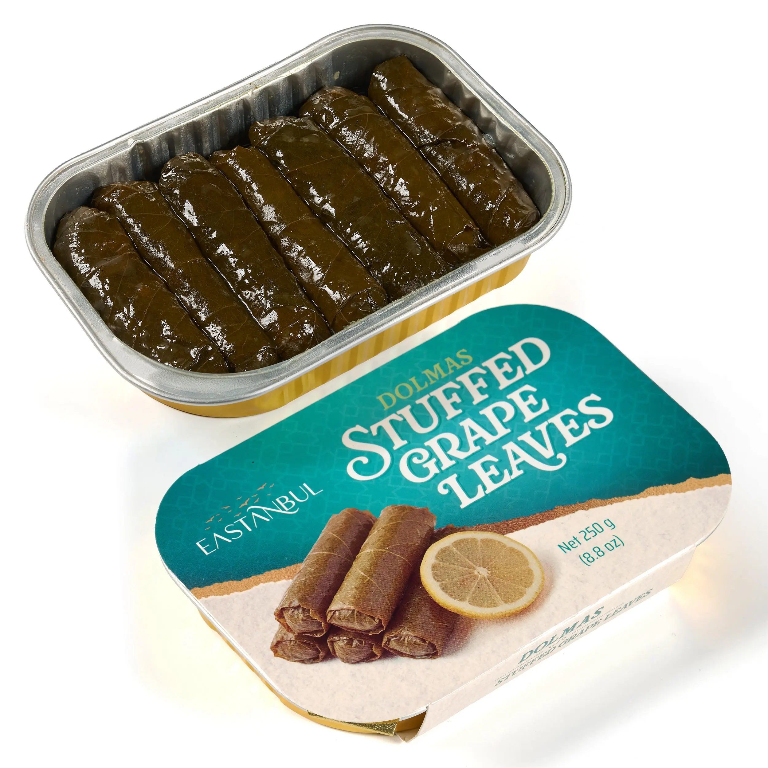Eastanbul Stuffed Grape Leaves, Ready to Serve Turkish Sarma, 8.8oz