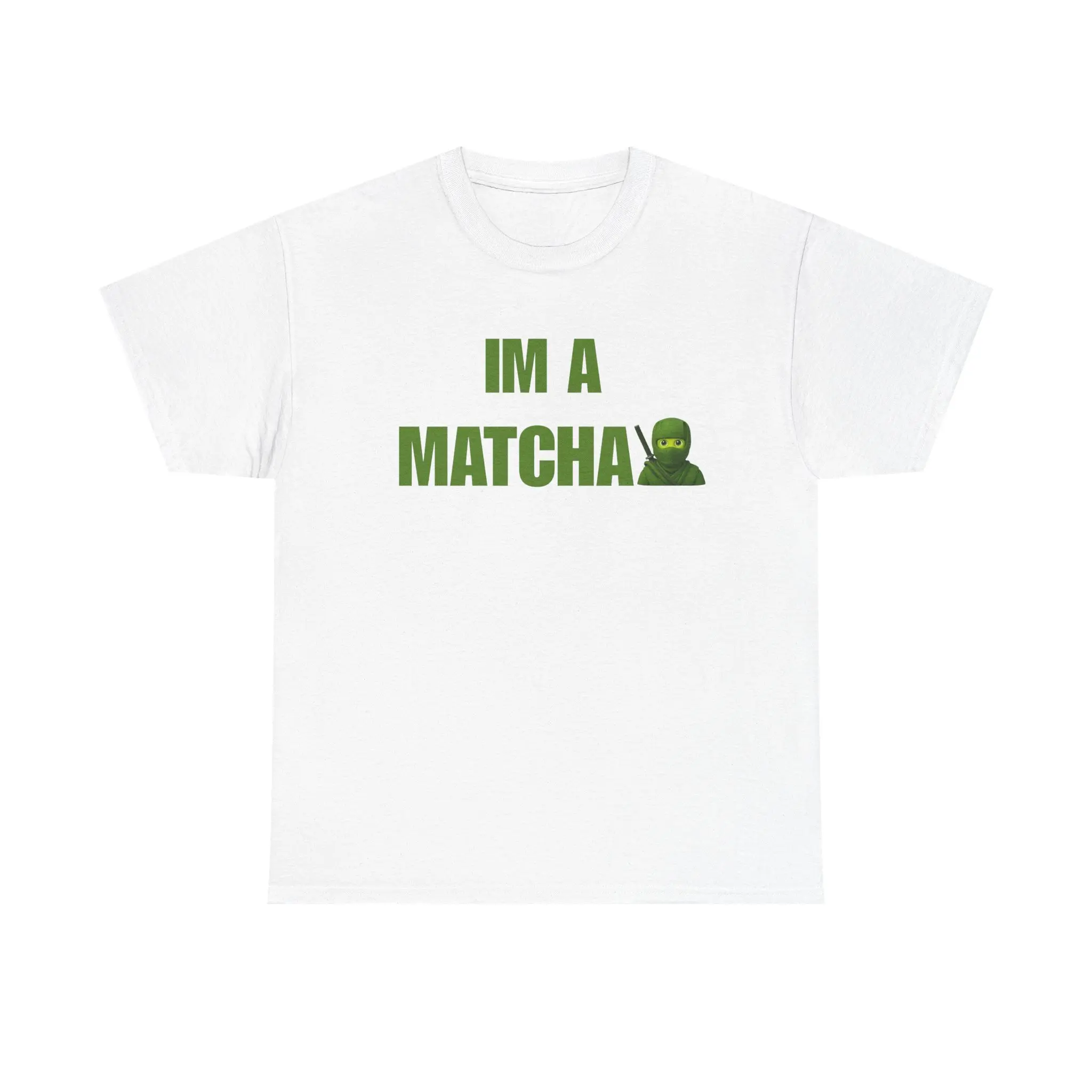 Matcha Ninja Unisex Tee - Funny Matcha Meme T-Shirt, Performative Matcha Meme "Im a Matcha Ninja Now Man"