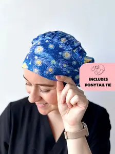 DuoStyle Scrub Hat - Starry Night