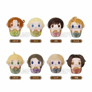 Hetalia Axis Powers Mini Plush Doll Pendant Ivan Braginsky FrancisBonnefoy Cosplay Stuffed Toy with Box for Anime Fans