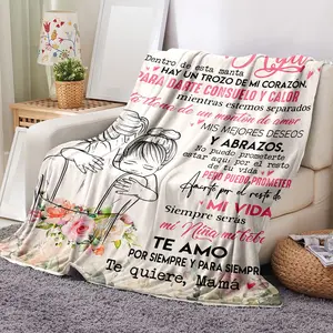 Soft Flannel Blanket for Sisters and Brothers, Perfect Gift for All Seasons, Ideal for Naps, Office, School, Home, Picnics, Travel