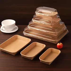 10 Reusable Food Storage Containers with Transparent Lids, Durable Design for Sandwiches, Sushi, Snacks & More, Perfect for Home & Office Use