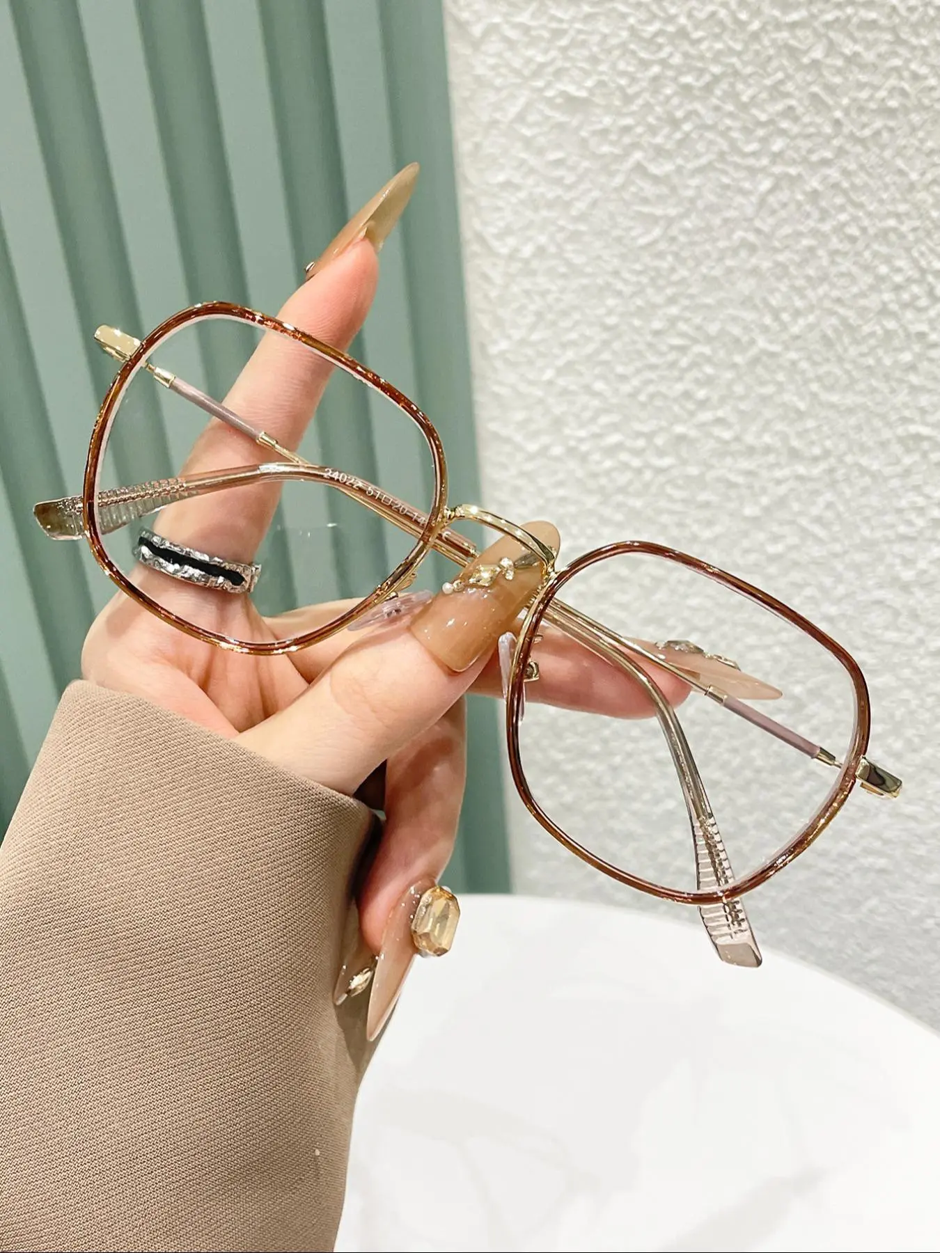 Solid Color TR Eyeglasses, Fashionable Anti-blue Light Eyeglasses for Women & Men, Fashion Eyeglasses for Work, Daily Clothing Decor, for Student Daily Use, Trendy Casual Frames, Fashion Eyewear, Trending Glasses