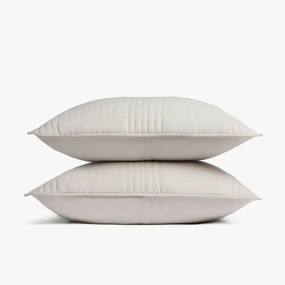 Relaxed Linen Quilted Sham Set - Parachute Relaxed Linen Quilted Sham Set - Parachute
