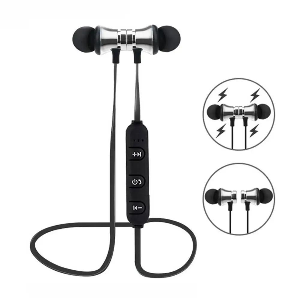 Bluetooth 4.2 Wireless Earphone Sports Headset Waterproof Earbuds Neckband Magnetic Headphone With Mic For Samrtphones