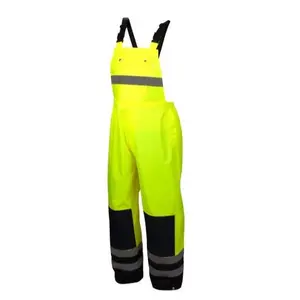 Pyramex® Hi-Vis Waterproof - Breathable Rainwear Safety Bib - Class E - RRWB31