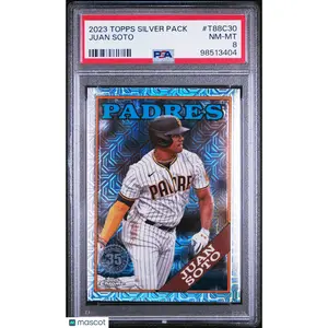 Juan Soto PSA 2023 Topps Silver Pack 1988 Chrome Promo 8