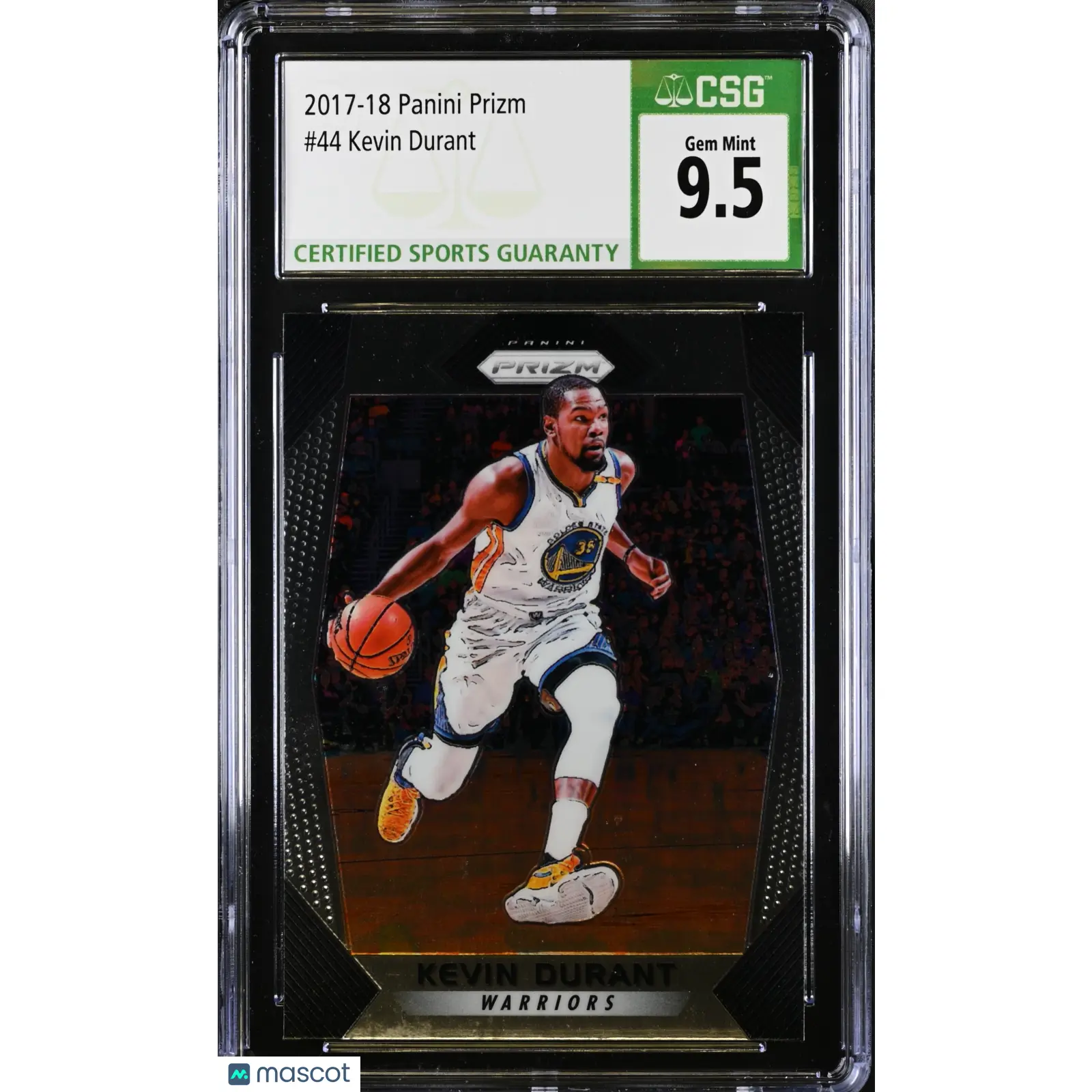 2017-18 Panini Prizm Kevin Durant #44 CGC 9.5
