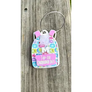 Emergency Contact Backpack Tag