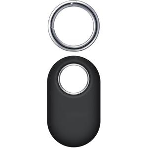 Samsung Galaxy SmartTag2 Silicone Case, GPS Tracker Holder, Tracking Device Protective Cover with Key Ring, Soft Touch, EF-PT560CBEGUS, Black