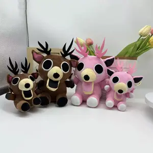 Forest 99 Nights Reindeer Plush Toy, Soft Stuffed Animal Doll, Huggable Stuffed Animal, Home Decoration Gift, Birthday Present, Game Peripheral