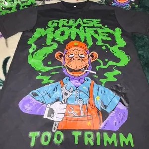 GREASE MONKEY TEE  (TRIMMEDFITT) Tshirt Menswear Stylish Streetwear Top