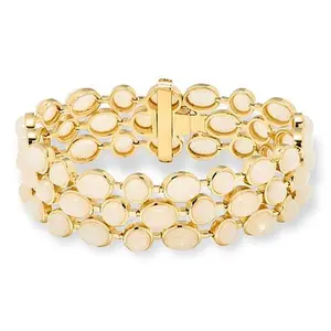 Rarities Rainbow Moonstone 3-Row Bracelet