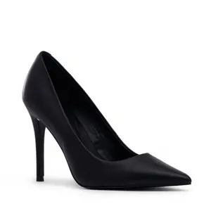 Karyenaa Pump - Black Krista Leather