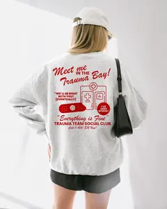 ER Nurse Shirt Emergency Department Sweatshirt Trauma Technician Crewneck Patient Care