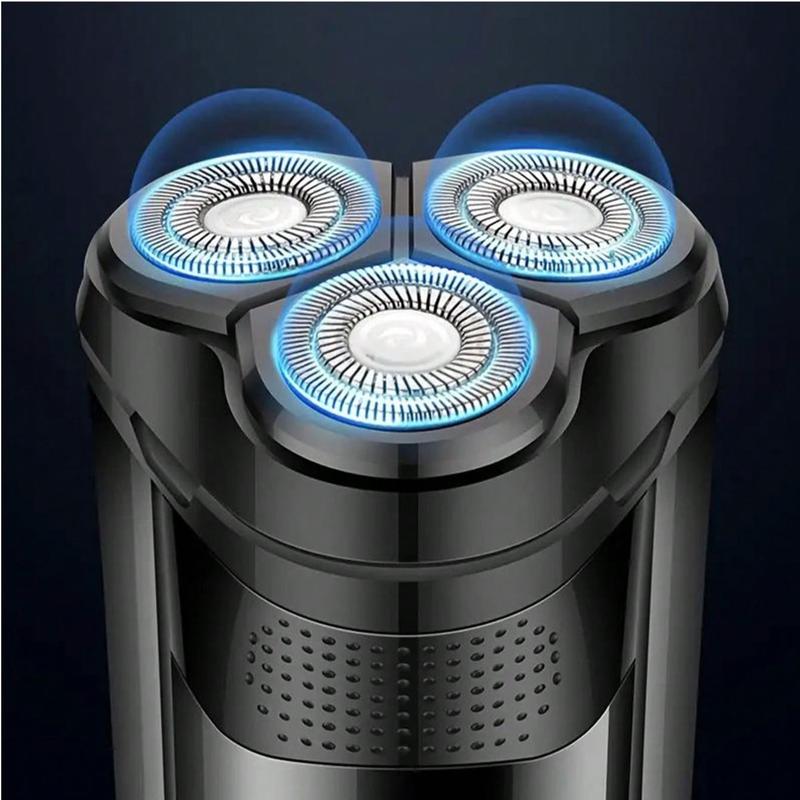 Electric Shaver Rechargeable Men's Beard Trimmer Portable Cordless Shaving Tool Excellent Gift for Birthdays Fathers Husbands Boyfriends