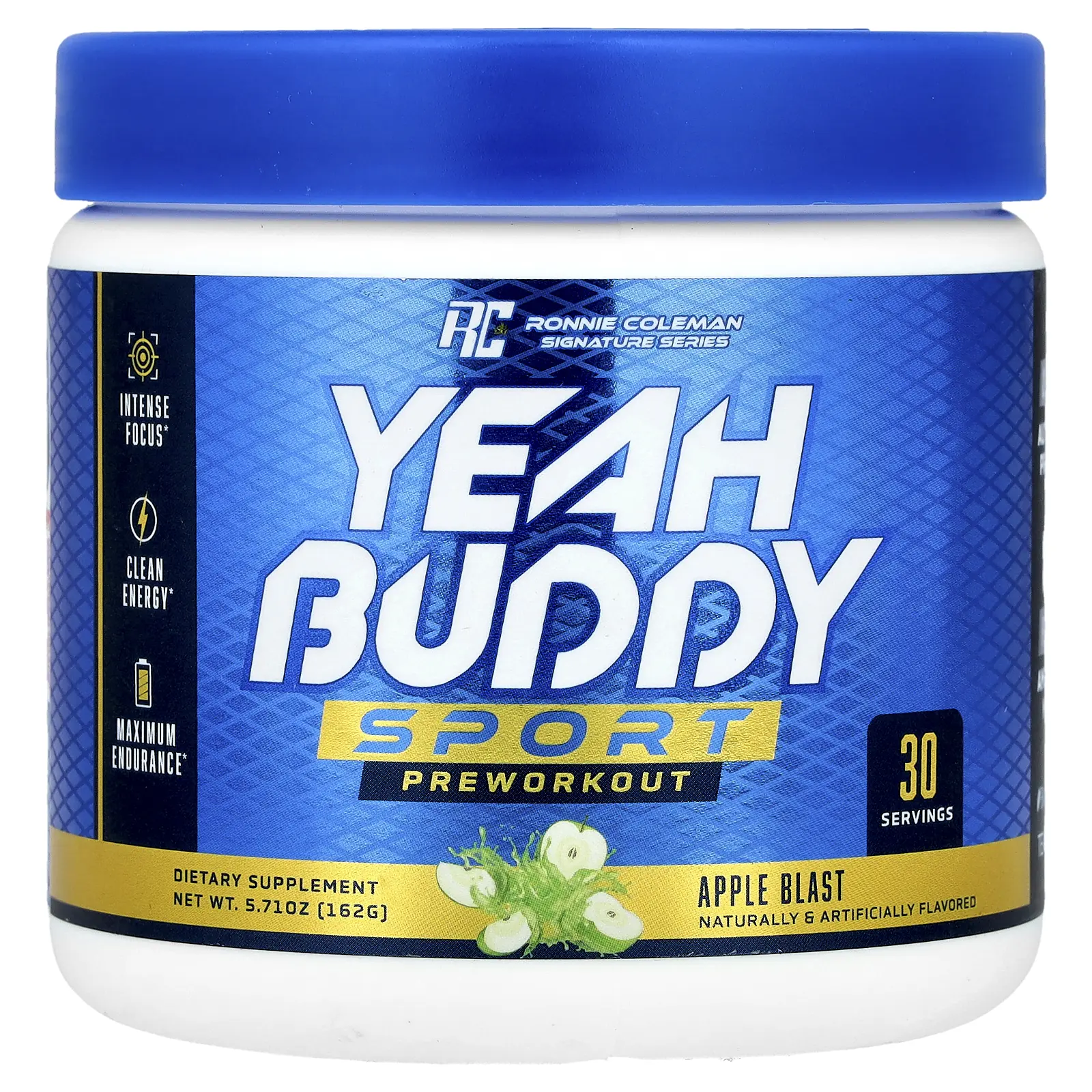 Ronnie Coleman Signature Series, Yeah Buddy Sport, Preworkout, Apple Blast, 5.71 oz (162 g)