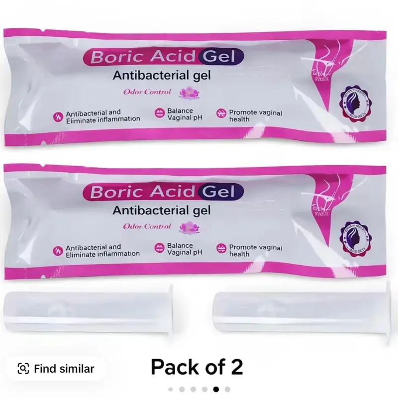 Boric  Gel Balance PH- Promote of 2 pieces Vagi Health Odor Control Elim Inflam Multiple Pack