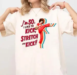 I'm 50 And I Like To Kick, Sally O'malley Is 50 Graphic Tshirt, Funny Meme Shirt, Unisex Shirt, Gift For Fan