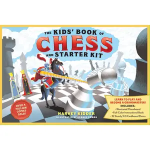 The Kids’ Book of Chess and Starter Kit by Harvey Kidder, George Ermos [Paperback Book]