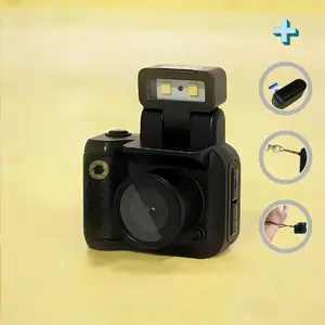 Voxen Mini Retro Camera 32GB, Retro video/picture style with built in screen, Memories keychain, 1080P HD Camera Compact Charging